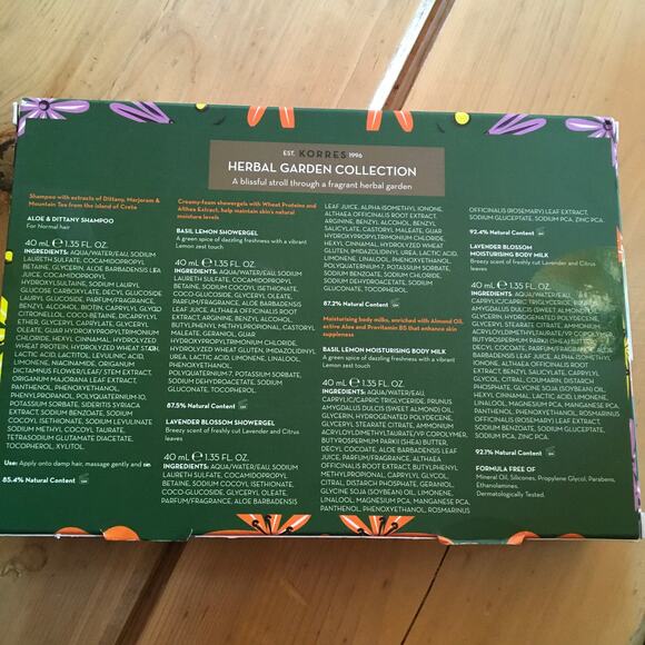 Korres Herbal Garden Collection - 5 piece set - Picture 2 of 2
